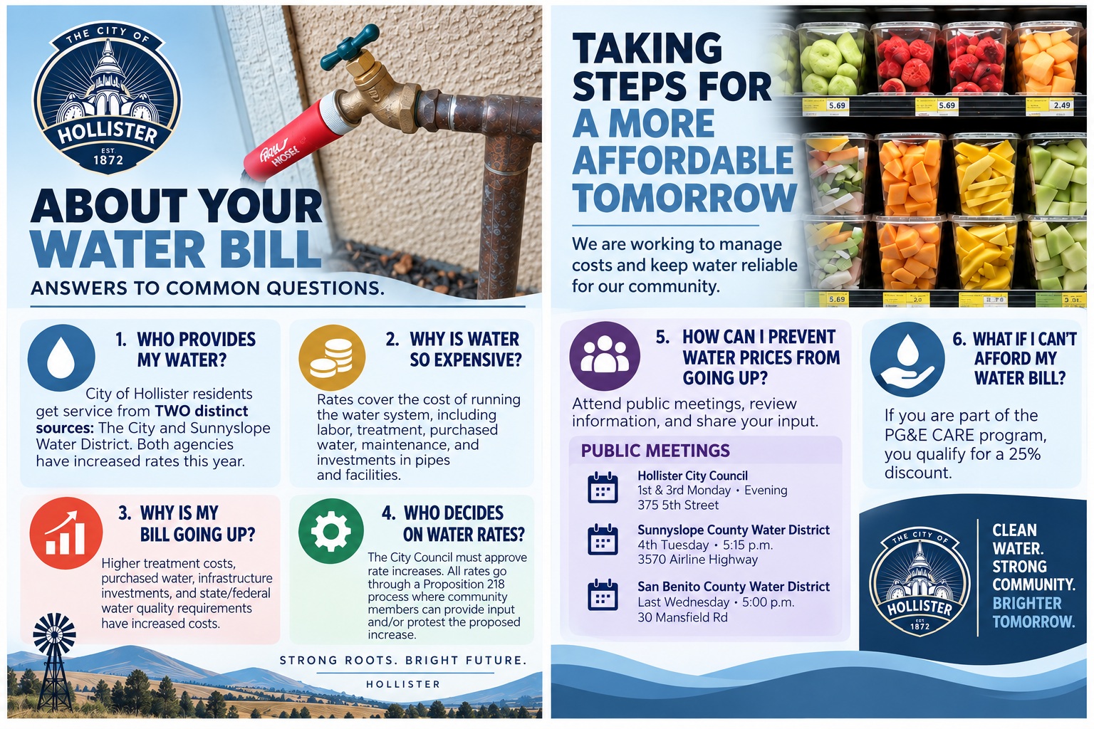 Hollister Water Bill Information Guide